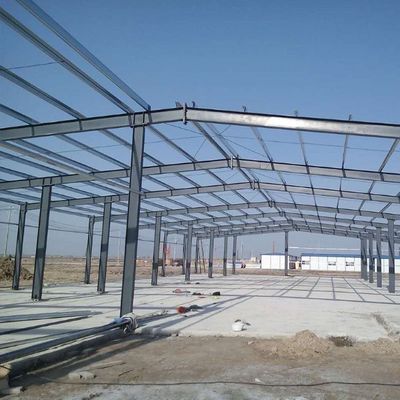 Construcción prefabricada de metal Estructura de acero Taller Estructura del marco del portal