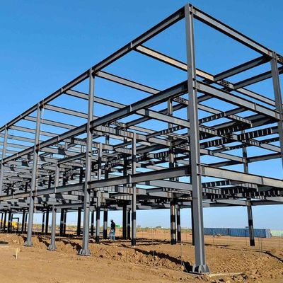 Construcción prefabricada de metal Estructura de acero Taller Estructura del marco del portal