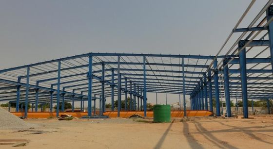 Construcción de estructura de estructura de acero de peso ligero Taller de garaje de acero