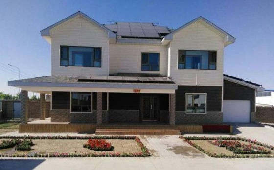 Estructura de acero Edificio residencial casa prefabricada diseño personalizado