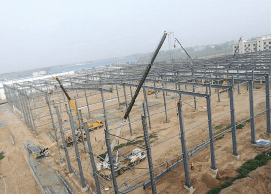 Construcción de estructuras industriales de acero