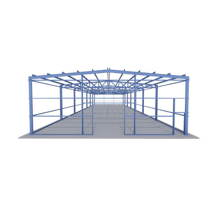 Estructura de acero modificada para requisitos particulares Warehouse que construye el tipo de acero ligero