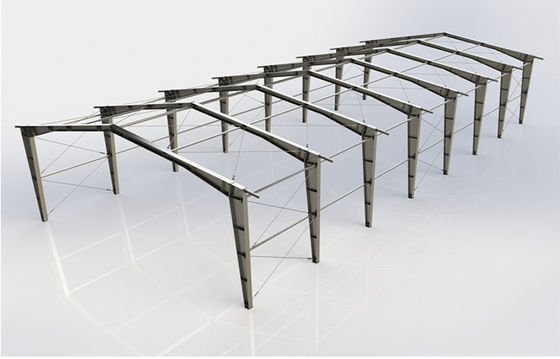 Estructura de acero modificada para requisitos particulares Warehouse que construye el tipo de acero ligero