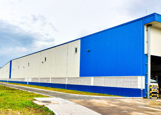 Edificio de estructura de acero ligero para taller prefabricado