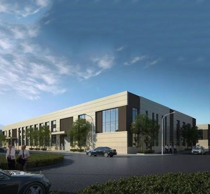 Q235 / Q355 Estructura de acero Warehouse Edificios de estructura de acero prefabricados