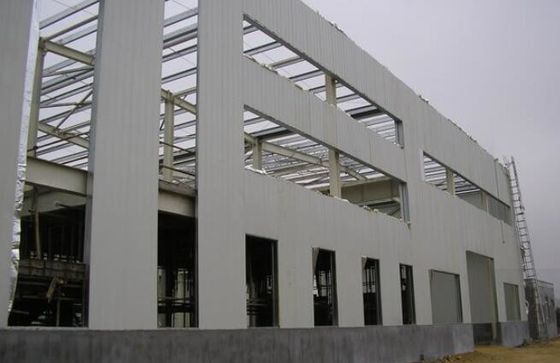 Construcción de estructuras prefabricadas de acero Taller de almacenamiento A prueba de viento
