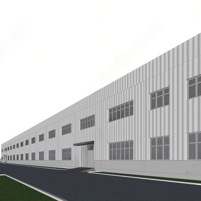 Taller de estructuras de acero galvanizado con aislamiento opcional para aplicación de hangares