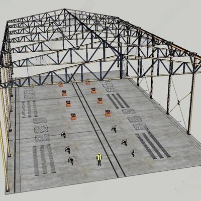 Taller de construcción de metal para ventanas de acero plástico para necesidades industriales