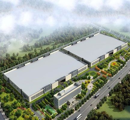 Construcción de estructuras de acero galvanizado de alta resistencia para talleres
