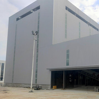 Edificio industrial incombustible fabricado del taller de la estructura de acero del marco