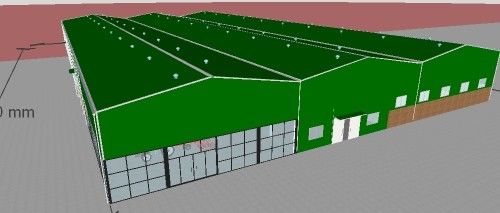 Estructura de acero ligero Almacén personalizado para aplicaciones agrícolas