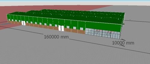 Estructura de acero ligero Almacén personalizado para aplicaciones agrícolas