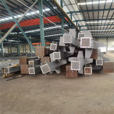 Plataforma de estructura de acero fabricado de alta capacidad de carga para el sector industrial