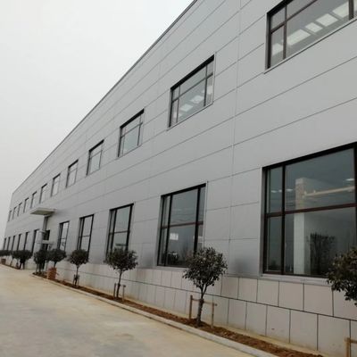 Construcción de estructuras de acero prefabricadas a medida Taller moderno