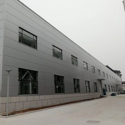Construcción de estructuras de acero prefabricadas a medida Taller moderno
