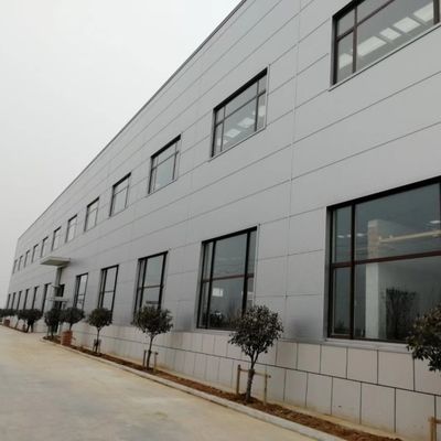 Construcción de estructuras de acero prefabricadas a medida Taller moderno