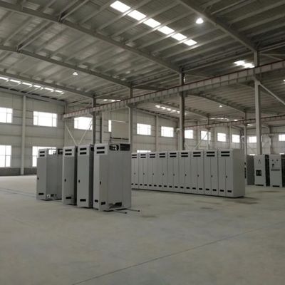 Instalación rápida de estructura de acero de gran envergadura para almacenes industriales