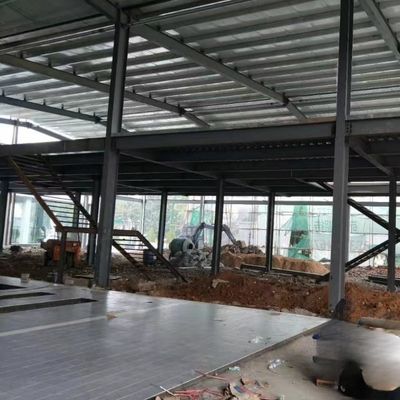 Taller de construcción de estructuras de acero para techos inclinados de metal ligero premium
