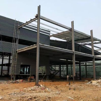 Taller de construcción de estructuras de acero para techos inclinados de metal ligero premium