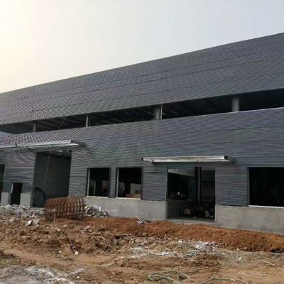 Taller de construcción de estructuras de acero para techos inclinados de metal ligero premium