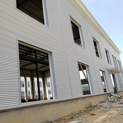 Diseño moderno Edificio de metal ligero Taller de estructuras prefabricadas de acero