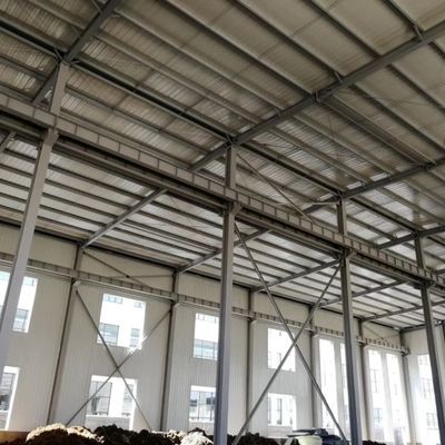Diseño moderno Edificio de metal ligero Taller de estructuras prefabricadas de acero