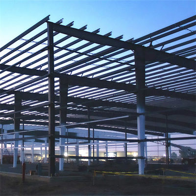 Superficie pintada Q355/Q235 Taller de estructuras de acero para los requisitos del cliente
