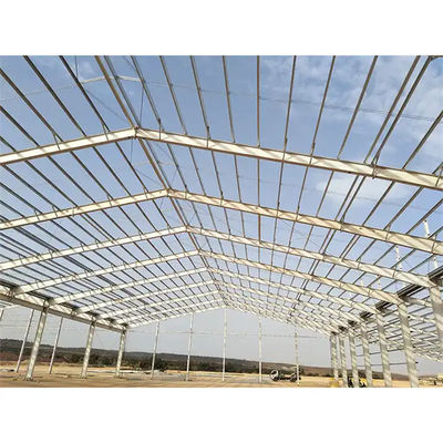 Construcción de estructuras de acero personalizadas de aislamiento opcional para almacenes