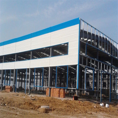 Taller de construcción de ventanas de metal de aleación de aluminio con y tratamiento de superficie galvanizado