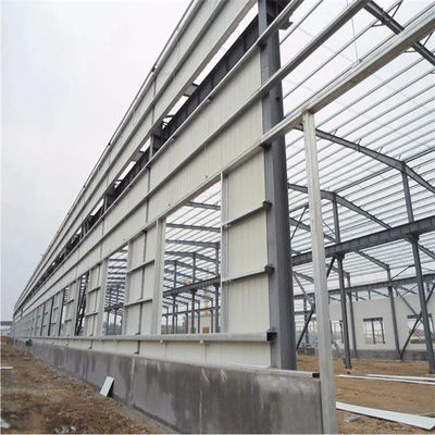 Q355B/Q235B Almacén de estructura de acero con estructura de portal de alto rendimiento