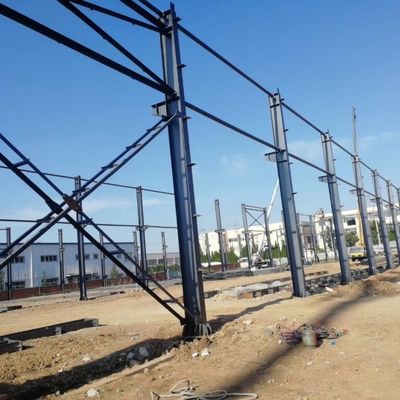 Edificio de estructura de acero ligero para taller prefabricado