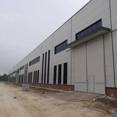 Almacén de estructuras prefabricadas de acero con construcción de uso a largo plazo
