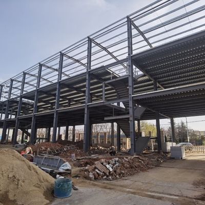 Almacén de estructura de acero de sección H soldada con buena capacidad de carga