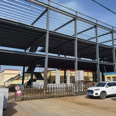 Almacén de estructura de acero de sección H soldada con buena capacidad de carga