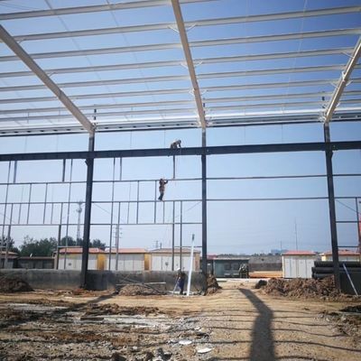 Almacén de estructura de acero de sección H soldada con buena capacidad de carga