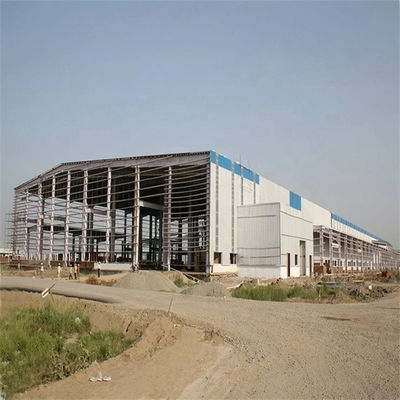 Q355B/Q235B Almacén de acero y metales con columnas de sección H laminadas en caliente