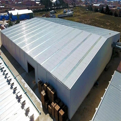 Almacén de acero prefabricado laminado en caliente para techos de pendiente con gran capacidad de carga
