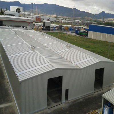 Almacén de acero prefabricado laminado en caliente para techos de pendiente con gran capacidad de carga