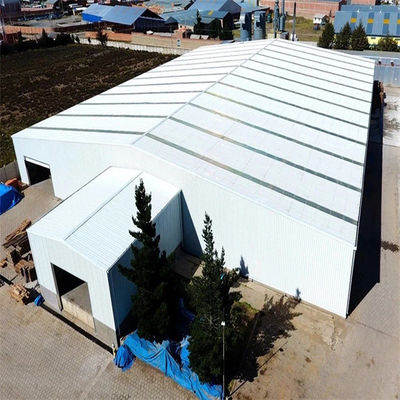 Almacén de acero prefabricado laminado en caliente para techos de pendiente con gran capacidad de carga