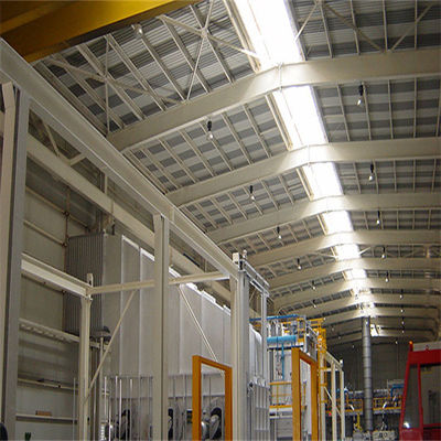 Almacén de acero prefabricado laminado en caliente para techos de pendiente con gran capacidad de carga