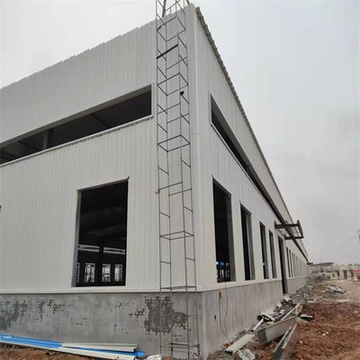 Un taller con estructura de acero construido con materiales Q355/Q235 de China