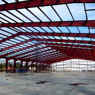 Construcción de talleres de chapa de acero de color con corte de sección C