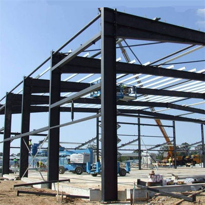 Construcción de talleres de chapa de acero de color con corte de sección C