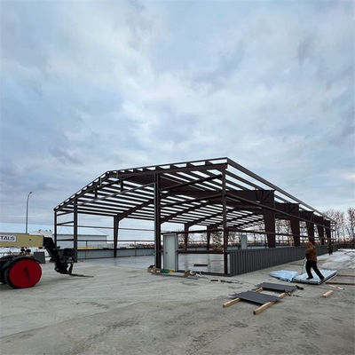 Q355/ Q235 Taller de estructura de acero con sección C / sección Z de acero