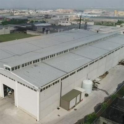 Almacén de edificios de acero a gran escala con columna de acero de sección H laminada en caliente
