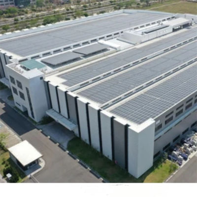 Marco de portal de acero Edificio prefabricado de acero hecho de Q355B Q235B Acero y cemento Fundación que ofrece integridad estructural