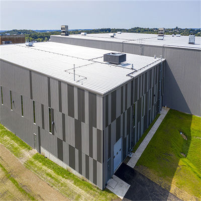 Planta de tratamiento de acero del maíz del taller ligero prefabricado del marco de acero