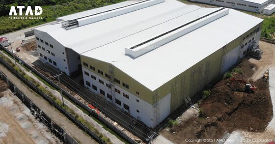 Edificio de oficinas de ventanas de aluminio con piso de cubierta de hormigón diseñado para desarrollos comerciales urbanos y complejos de oficinas