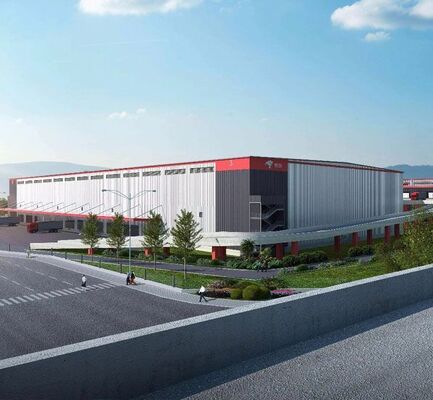 Q355/ Q235 Taller de estructuras de acero con servicio de procesamiento de desenrollamiento