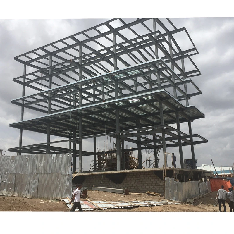Construcción de estructuras de acero galvanizado de alta resistencia para talleres 2